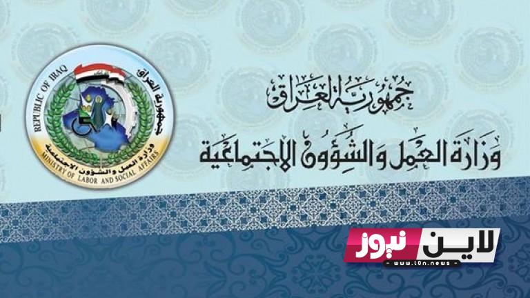 وزارة العمل والشؤون الاجتماعية رابط اسماء الرعاية الاجتماعية الوجبة التاسعة والاخيرة في جميع محافظات العراق  عبر molsa.gov.iq