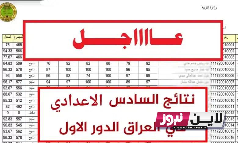 “التربية العراقية” رابط نتائج السادس الاعدادي 2023 موقع نتائجنا الدور الاول بالعراق.. و موعد امتحانات الدور الثاني