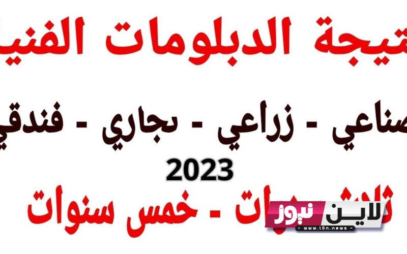 رابط نتيجة الثانوية التجارية برقم الجلوس 2023 عبر بوابة نتائج التعليم الفني fany.emis.gov.eg لجميع المحافظات