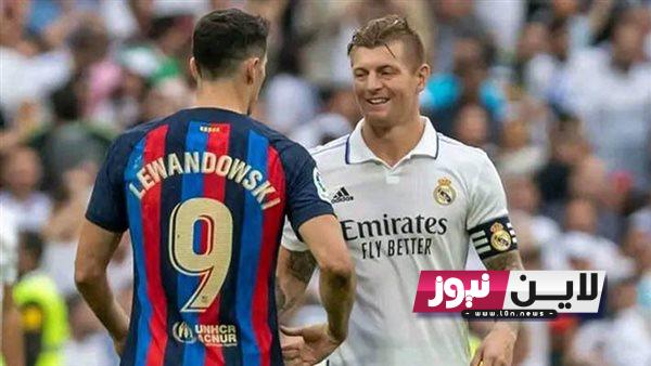 ثبت الاَن.. ترددات القنوات المفتوحة الناقلة لمباراة برشلونة وريال مدريد الودية 2023 علي النايل سات بجودة عالية