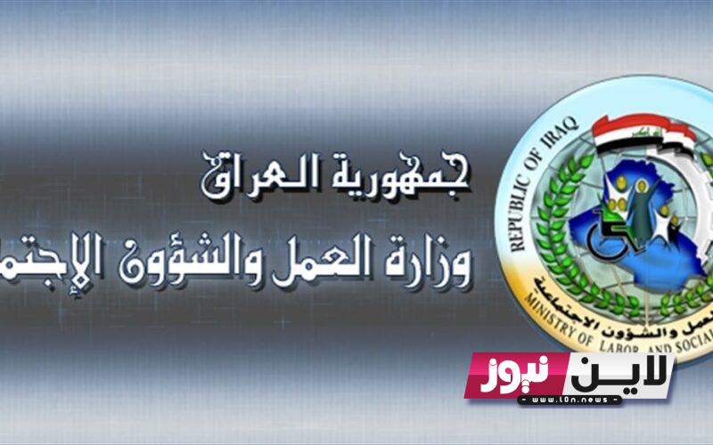 رابط مظلتي بالرعاية الاجتماعية العراق 2023 الوجبة التاسعة عبر موقع وزارة العمل