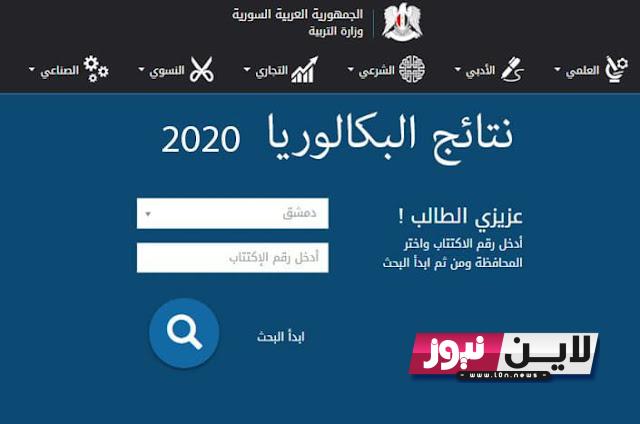 نتائج بكالوريا 2023 سوريا ورابط الاستعلام عن النتيجة من خلال موقع وزارة التربية والتعليم السورية