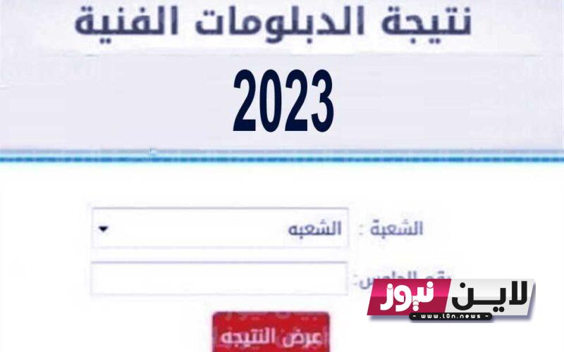 “رابط Active” نتائج الدبلومات الفنية الدور الاول 2023 “صناعي، زراعي، تجاري، فندقي” عبر fany.emis.gov.eg