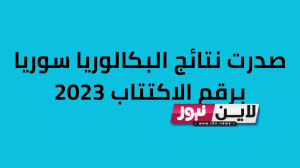 مُباشر.. نتائج البكالوريا في سوريا برقم الاكتتاب عبر موقع الوزارة الرسمي moed.gov.sy