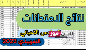 نتائج السادس الاعدادي 2023 الخارجي pdf الدور الاول عبر موقع results.mlazemna