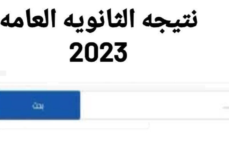 لينك نتيجة الثانوية العامة 2023 برقم الجلوس اليوم السابع بوابة “thanwya.emis.gov” الثانوية العامة 