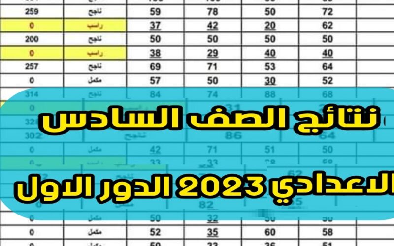 PDF رابط نتائج السادس الإعدادي 2023 “ذي قار وبغداد” من موقع نتائجنا epedu.gov.iq وزارة التربية العراقية