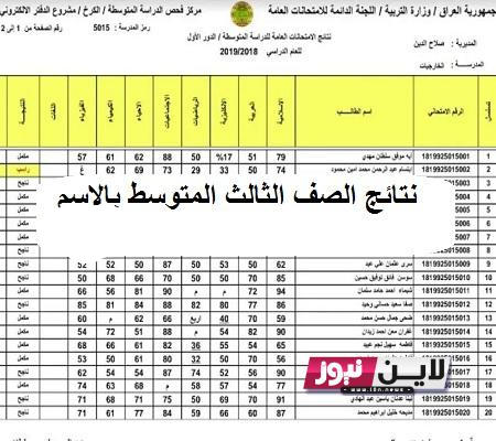 نتائجنا،النجف،رابط نتائج الثالث متوسط 2023 دور أول السومرية