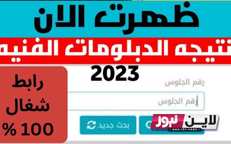 الآن رابط مباشر لاستخراج نتيجة الدبلومات الفنية 2023 برقم الجلوس عبر موقع بوابة التعليم الفني