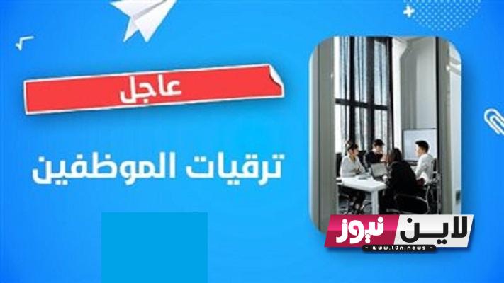 بالتفاصيل: ترقيات الموظفين 2023 بالرقم القومي للعاملين في القطاع الإداري والحل لمشكلة تأخير ترقيات الموظفين بعد صدور القرار