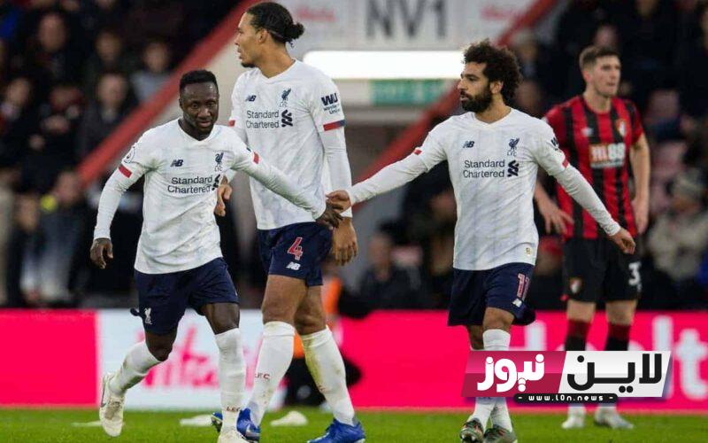 موعد مباراة ليفربول وبورنموث في الجولة الثانية من بطولة الدورى الانجليزى والقنوات الناقلة