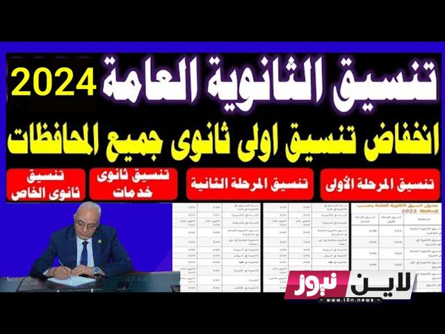 توقعات تنسيق الثانوية العامة 2023 الأدبي المرحلة الاولي في كافة الجامعات الحكومية