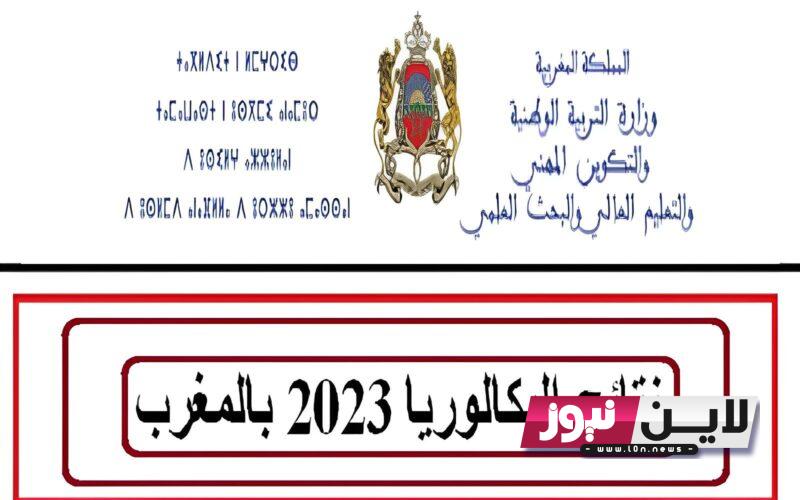 رابط نتائج البكالوريا 2023 المغرب من خلال موقع وزارة التربية الوطنية bac.men.gov.ma