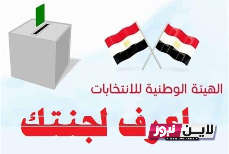 الآن LINK رابط معرفة لجنة الانتخابات بالرقم القومي 2023 عبر موقع الهيئة الوطنية للانتخابات elections.eg/inquiry