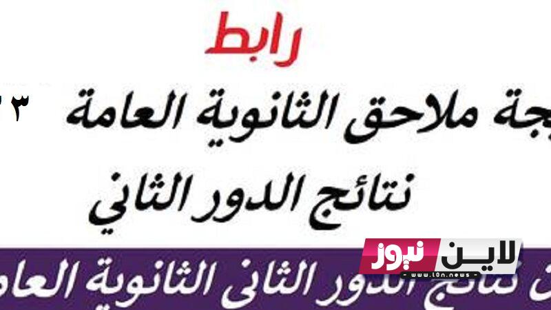 اعلان نتيجة الدور الثاني للثانويه العامة 2023 اليوم السابع بالاسم عبر موقع الوزارة moe.gov.eg