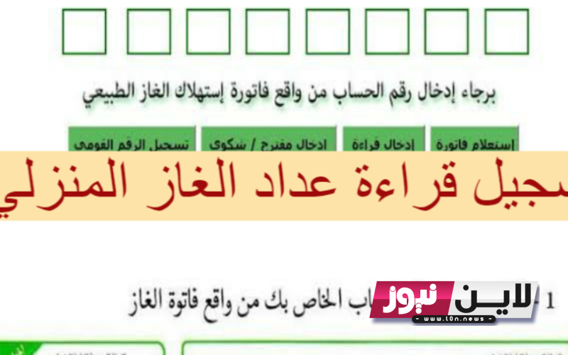 “بالخطوات” تسجيل قراءة عداد الغاز المنزلي بتروتريد لشهر سبتمبر 2023 من خلال موقع petrotrade.com.eg