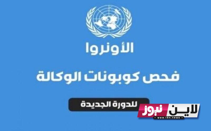 رابط فحص كابونة الوكالة 2023 شهر 9 سبتمبر الدورة الثالثة الأونروا بقطاع غزة gfoportal.unrwa.org