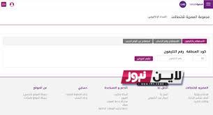 NOW رابط الاستعلام عن فواتير التليفون الأرضي بالاسم والرقم شهر سبتمبر 2023 من خلال موقع billing.te.eg