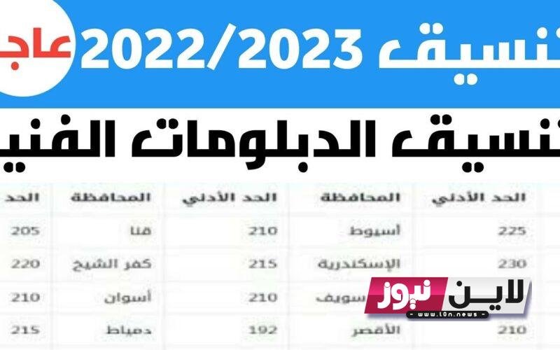 موقع تنسيق الدبلومات الفنيه 2023 نظام 3 و5 سنوات (الصناعي – التجاري – الزراعي – السياحي) لتسجيل الرغبات