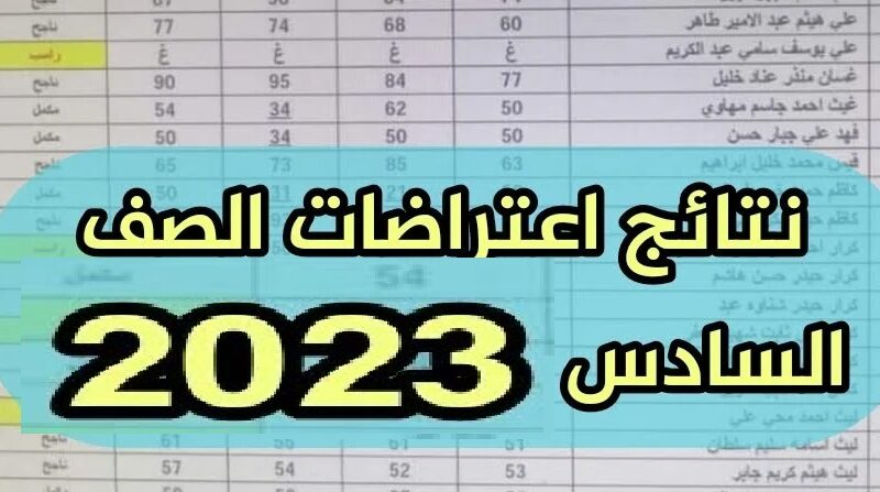 PDF خطوات الاستعلام عن نتائج اعتراضات السادس الاعدادي 2023 “epedu.gov.iq” دور اول من موقع وزارة التربية العراقية