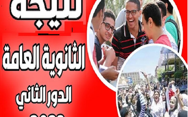 برقم الجلوس والاسم.. رابط نتيجة الثانوية العامة 2023 الدور الثاني عبر موقع وزارة التربية والتعليم المصرية|| نتيجة الصف الثالث الثانوي 2023