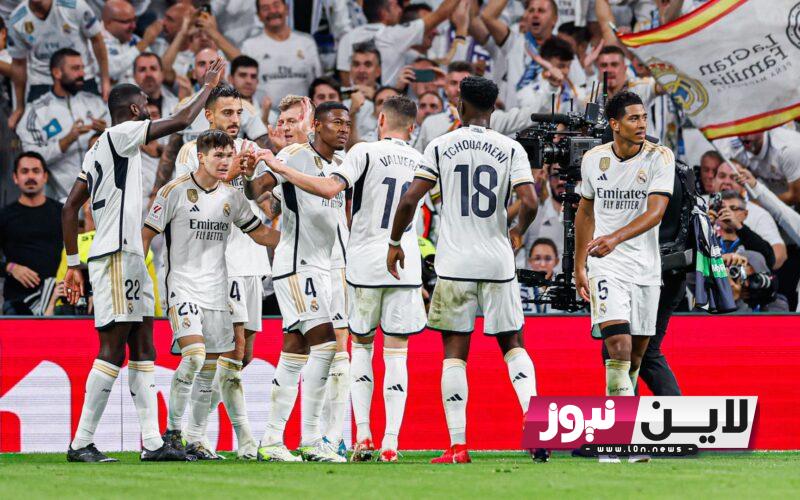 متى موعد مباراة ريال مدريد ويونيون برلين اليوم  20/9/2023 في في الجولة الأولى من دوري أبطال أوروبا 2023 والتشكيل المتوقع