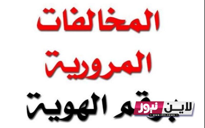 الآن.. استعلام عن المخالفات المرورية بالرقم القومى 2023 من خلال موقع النيابة العامة ppo.gov.eg وقيمة المخالفات المرورية