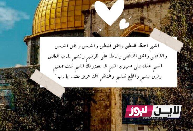 أفضل دعاء لفلسطين قصير جدًا 1445 “اللهم انصر أهل غزة وثبت أقدامهم”