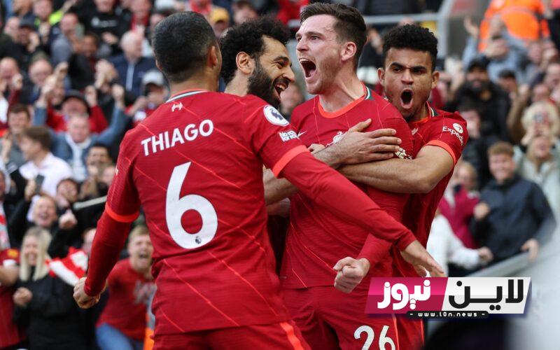 مباراة ليفربول القادمة في دوري الأبطال ضد إيفرتون في الدوري الانجليزي 2023/2024 والقنوات الناقلة والتشكيل المتوقع