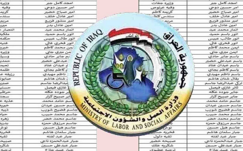 عموم المحافظات pdf كشف اسماء المشمولين بالرعاية الاجتماعية 2023 الوجبة الاخيرة عبر موقع وزارة العمل والشؤون الاجتماعية