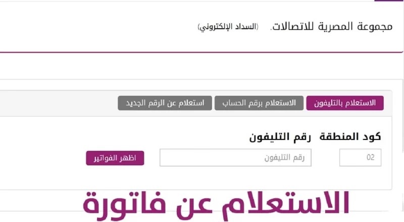 “استعلم الآن WE” رابط الاستعلام عن فاتورة التليفون الأرضي لشهر أكتوبر 2023 موقع billing.te.eg  والفئات المعفاة من فاتورة الأرضي