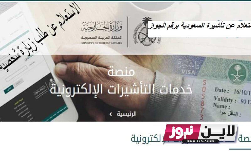 مُباشر الآن.. رابط الاستعلام عن تأشيرة السعودية برقم الجواز 2023 من خلال منصة إنجاز visa.mofa.gov.sa