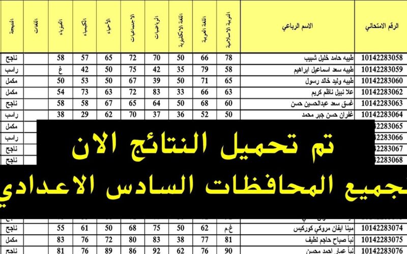 “موقع نتائجنا” لينك نتائج السادس اعدادي 2023 دور ثاني results.mlazemna.com عبر وزارة التربية العراقية